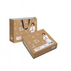 金丝莉（KINTHERI）抗菌全棉磨毛套件 菲迅/意枫 被套200X230cm