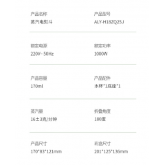 北美电器（ACA）蒸汽电熨斗 ALY-H18ZQ25J