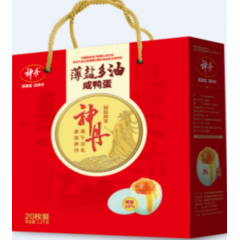 神丹 薄盐多油咸蛋20枚 1200g