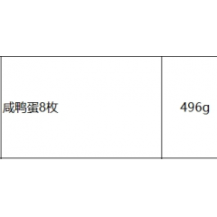 神丹 薄盐多油咸鸭蛋8枚 496g