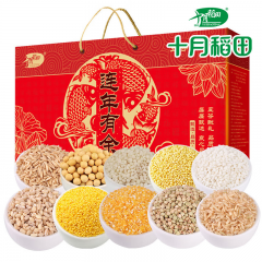 十月稻田 连年有余4kg杂粮礼盒