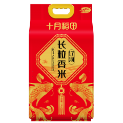 十月稻田 东北大米 辽河长粒香5kg
