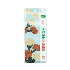 十月稻田 三色糙米 500g