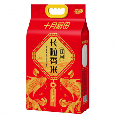 十月稻田 东北大米 辽河长粒香5kg