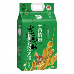 十月稻田 有机五常大米 5kg