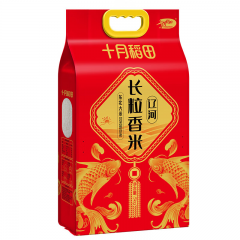 十月稻田 东北大米 辽河长粒香5kg