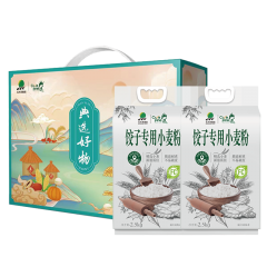 中粮 北大荒典选饺子粉礼盒 5kg