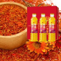 中粮 悦润红花籽油1200ml礼盒