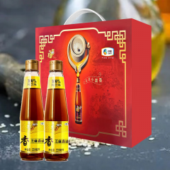 中粮 福临门100%纯芝麻香油礼盒A 440ml