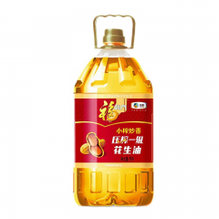 中粮·福临门小榨炒香压榨一级花生油 5L