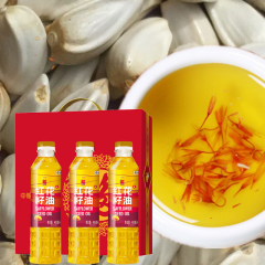 中粮 悦润红花籽油1200ml礼盒