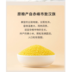 十月稻田 敖汉黄小米 500g