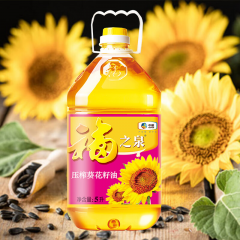 中粮 福之泉压榨葵花籽油 5L
