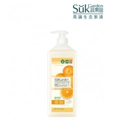 蔬果园 SukGarden 橘彩星光果蔬餐具净（泵装）-1.28kg SGY0066
