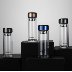 明霞 双层玻璃杯 MX3408-ST300 300ml