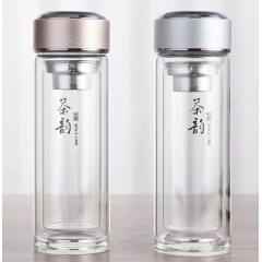 明霞 双层玻璃杯 MX3335-350 350ml