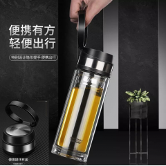 明霞 双层玻璃杯 MX2761-350 350ml