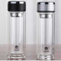 明霞 双层玻璃杯 MX3371-350 350ml