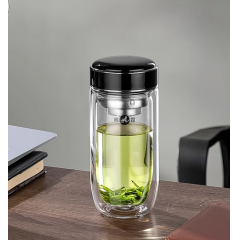 明霞 双层玻璃杯 MX3553-ST210 210ml