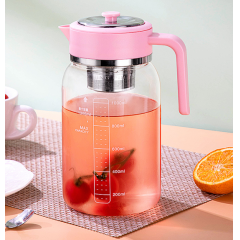 明霞 玻璃凉水壶 XDFX3279-1300 1300ml