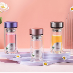 明霞 双层时尚玻璃杯 MX3456-ST220 220ml