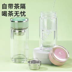 明霞 双层时尚玻璃杯 MX3542-ST260 260ml