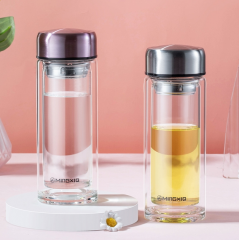 明霞 双层时尚玻璃杯 MX3430-ST350 350ml