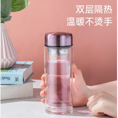 明霞 双层时尚玻璃杯 MX3430-ST300 300ml