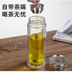 明霞 双层时尚玻璃杯 MX3533-ST300 300ml