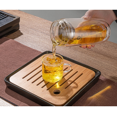 明霞 异形双层玻璃杯 MX3521-ST400 400ml