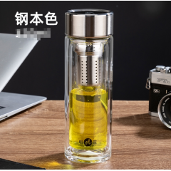 明霞 商务双层玻璃杯 MX3537-ST320 320ml