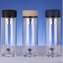 明霞 双层玻璃杯 MX3520-ST350 350ml