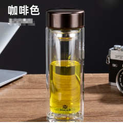 明霞 双层玻璃杯 MX1007-ST350 350ml