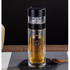 明霞 双层泡茶杯 MX3562-ST300 300ml
