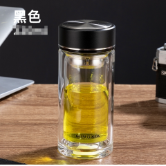 明霞 双层玻璃杯 MX3551-ST320 320ml