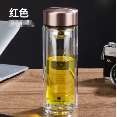 明霞 双层玻璃杯 MX1007-ST350 350ml