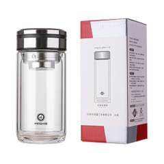 明霞 双层玻璃杯 MX3527-ST380 380ml
