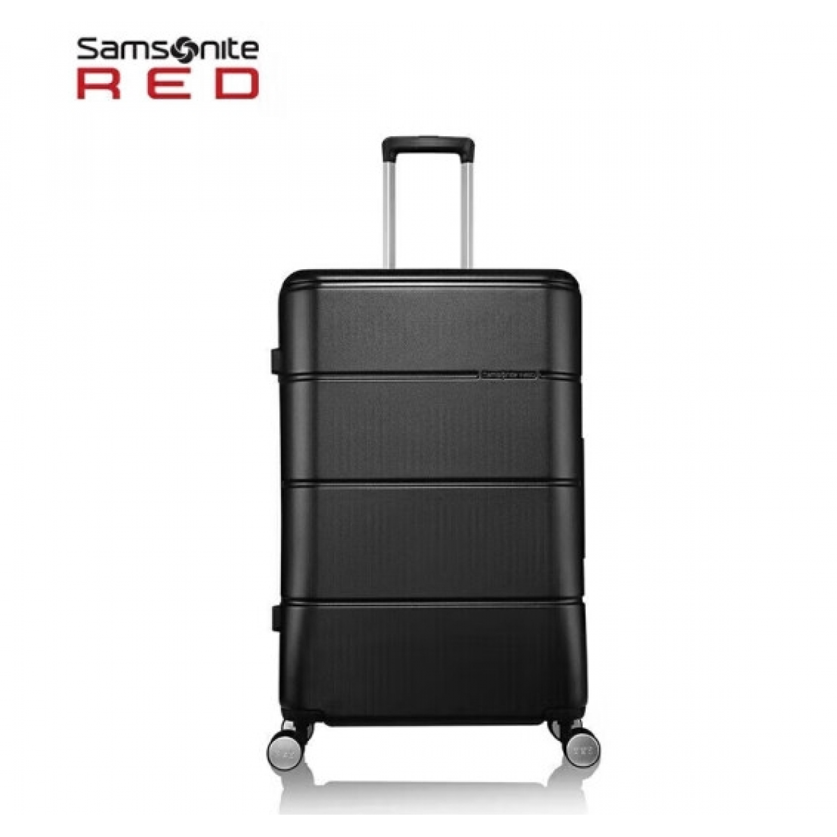 新秀丽（Samsonite）拉杆箱男女通用横向纹理防刮抗压TU2*09001黑色20英寸