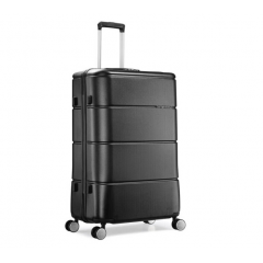 新秀丽（Samsonite）拉杆箱男女通用横向纹理防刮抗压TU2*09001黑色20英寸