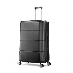 新秀丽（Samsonite）拉杆箱男女通用横向纹理防刮抗压TU2*09001黑色20英寸