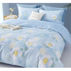 博洋家纺 全棉四件套-蓝柒（二代）被套：200*230cm