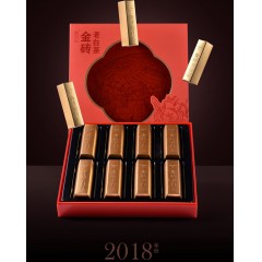 清朴堂 金砖老白茶 208（20g/条）×8条