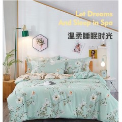 花花公子 亲肤棉四件套- 情意正浓 200cm*230cm H4QF02