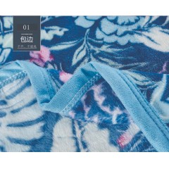 花花公子 貂狐绒毯-春野  180cm*200cm  HDHT06