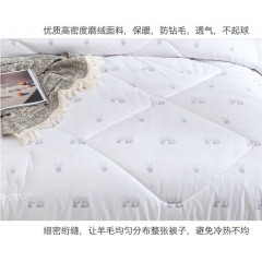 花花公子 专版羊毛被 200cm*230cm HYMZB23