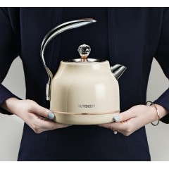 北鼎 Buydeem  香槟黄 电热水壶 水钻煲 1.2L   K208