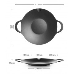 北鼎（Buydeem）烤肉盘 烧烤锅 不粘烤肉锅  36cm