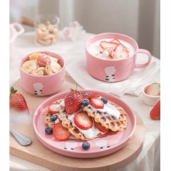 北鼎Canvas系列猫爪陶瓷餐具套餐  CT1013