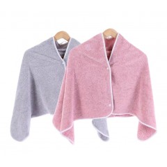 花花公子 多功能随身毯-兔粉  60cm*120cm*1  HGNT-01（兔灰）/HGNT-02（兔粉）