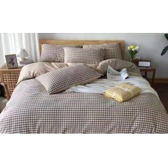 花花公子 亲肤棉四件套-格子梦境 200cm*230cm H4QF04
